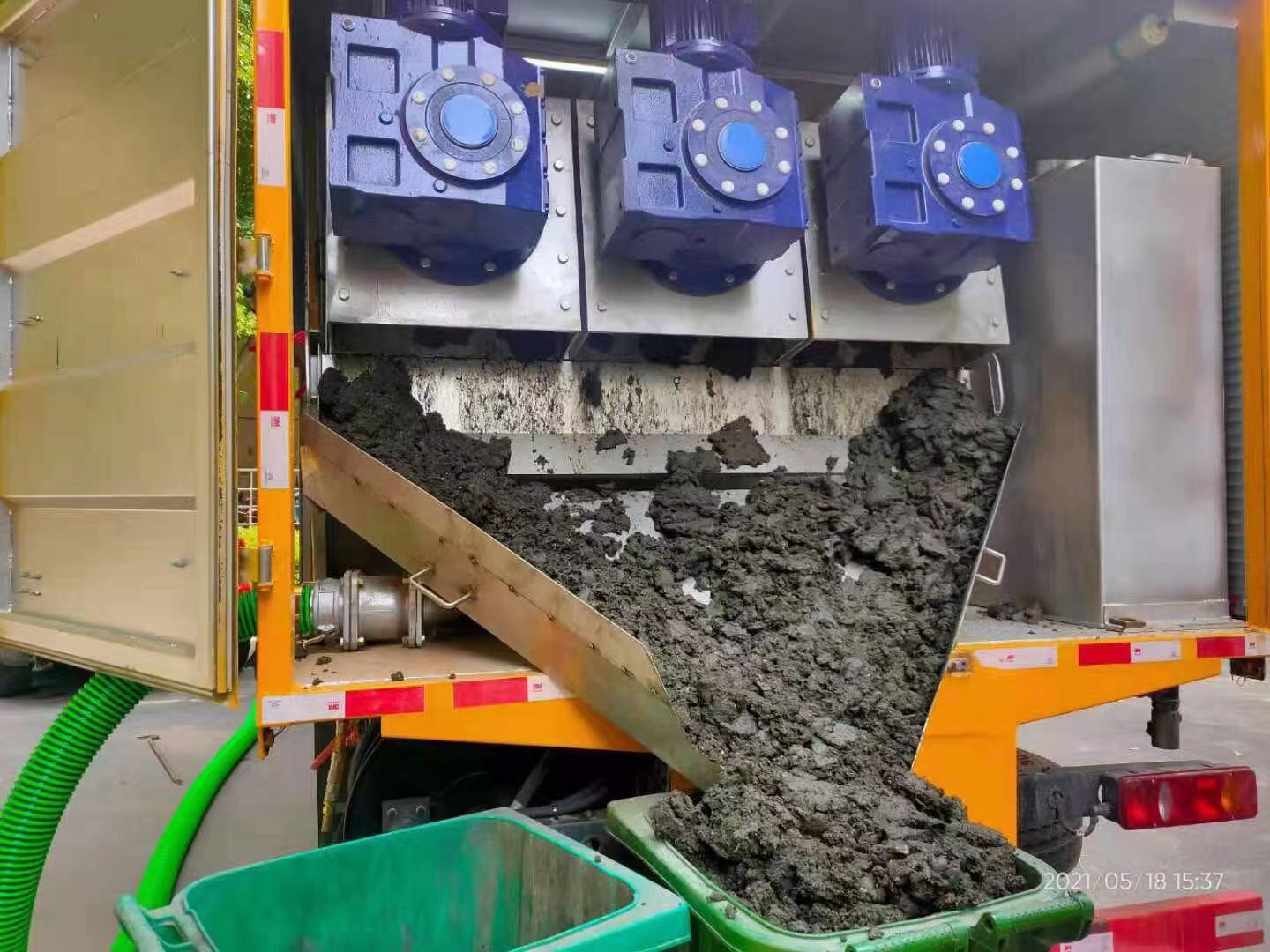 丹江口化粪池清掏城市维护站-泥浆净化干湿分离处理